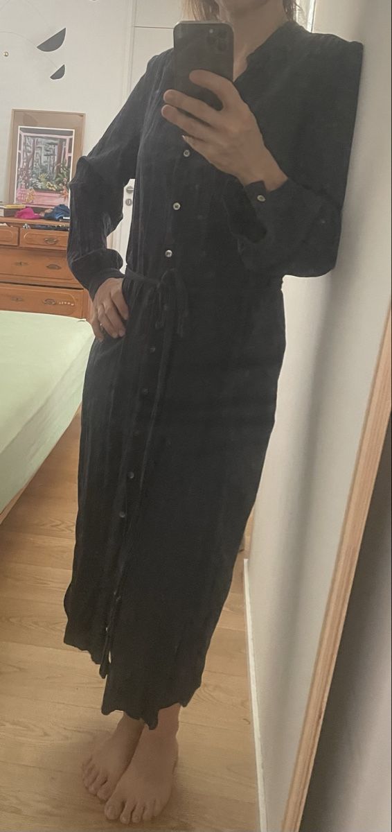 Kleider: Kleid dunkelblau Grösse S Baumwolle – Gebraucht aus Rombach von ryuko 5