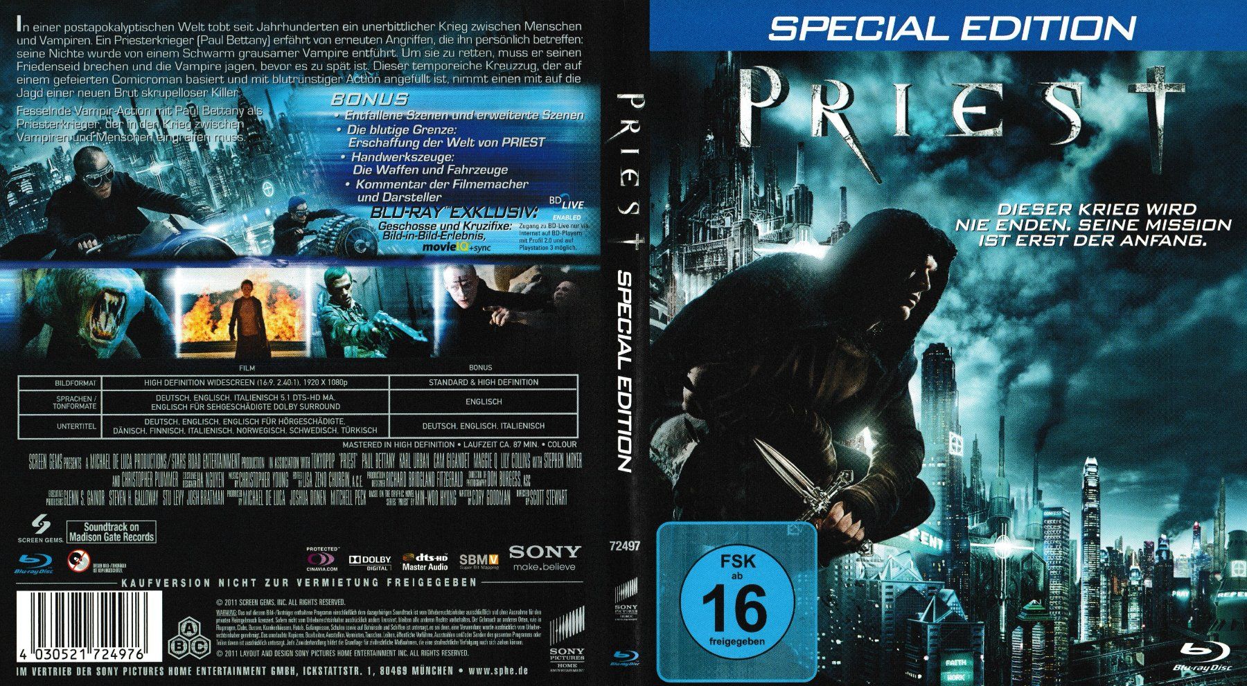 Alle DVDs: Blu-Ray - Priest – Gebraucht aus Langnau am Albis von MediaRescuerKeLoX