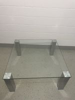 Moderner Glas Couchtisch