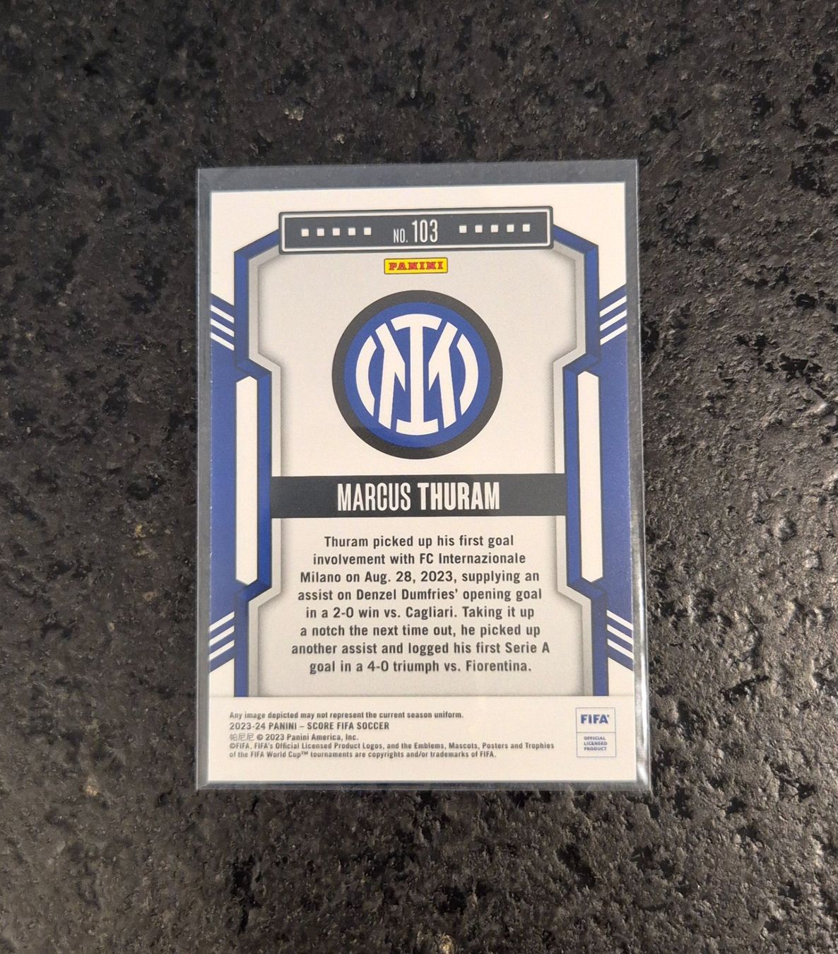 Topps Carte collezionabili: Marcus Thuram /50 - Inter Milan - Panini – Nuovo (secondo la descrizione) da Burg AG venduto da Danoe 1