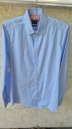 Herren Hemd OLYMP Level 5 hellblau Grösse 37 body fit