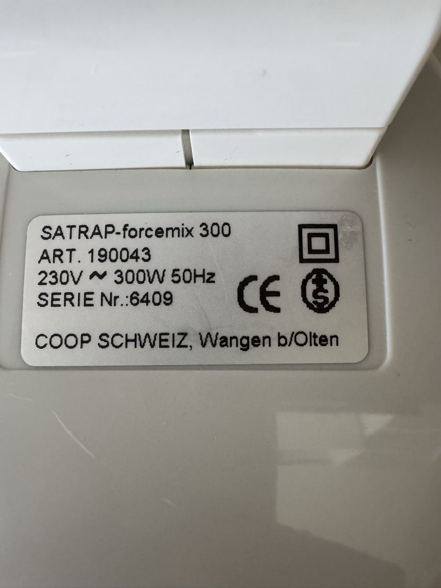 Coop Elettrodomestici da cucina: SATRAP forcemiX 300 Handmixer – Usato da Luzern venduto da Markusd75 2