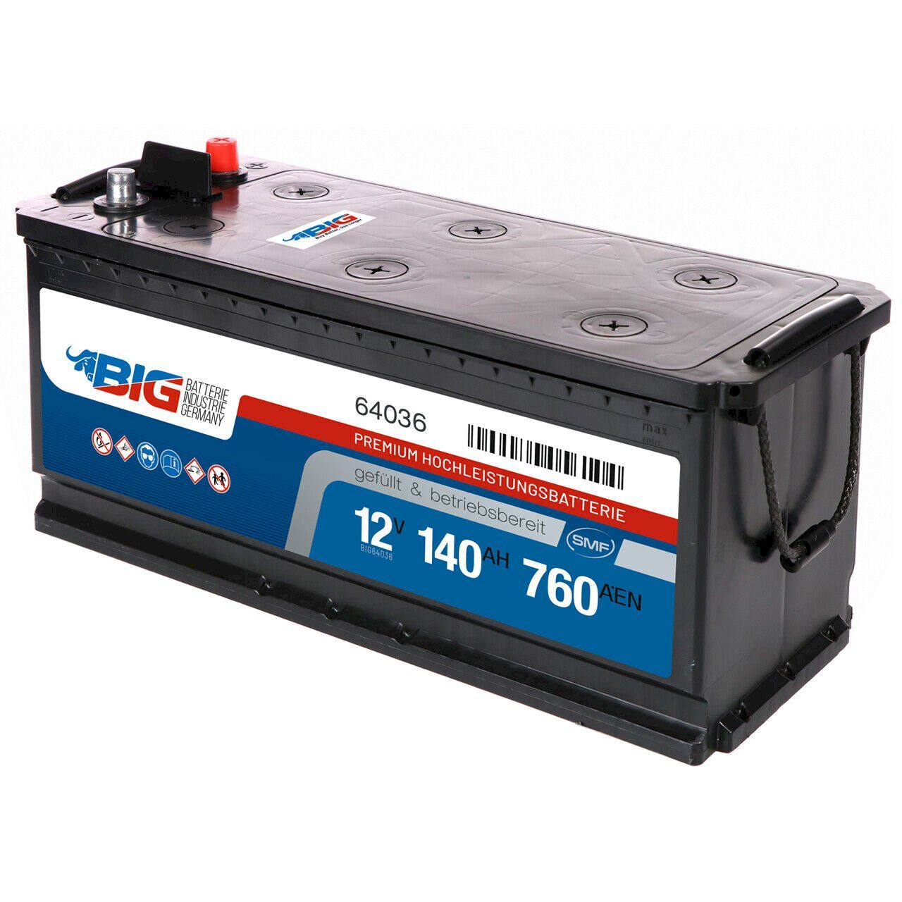 Batterien: BIG Premium 12V 140Ah Batterie – Neu und originalverpackt aus Bottighofen von zaap 1