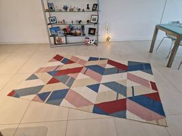 Bright and colourful wool rug from Pfister