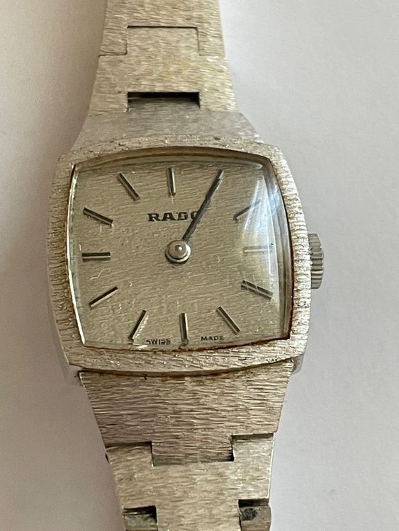 Montre Femme Butex Mécanique - Cadran Bleu, Bracelet Acier - Très Bon état