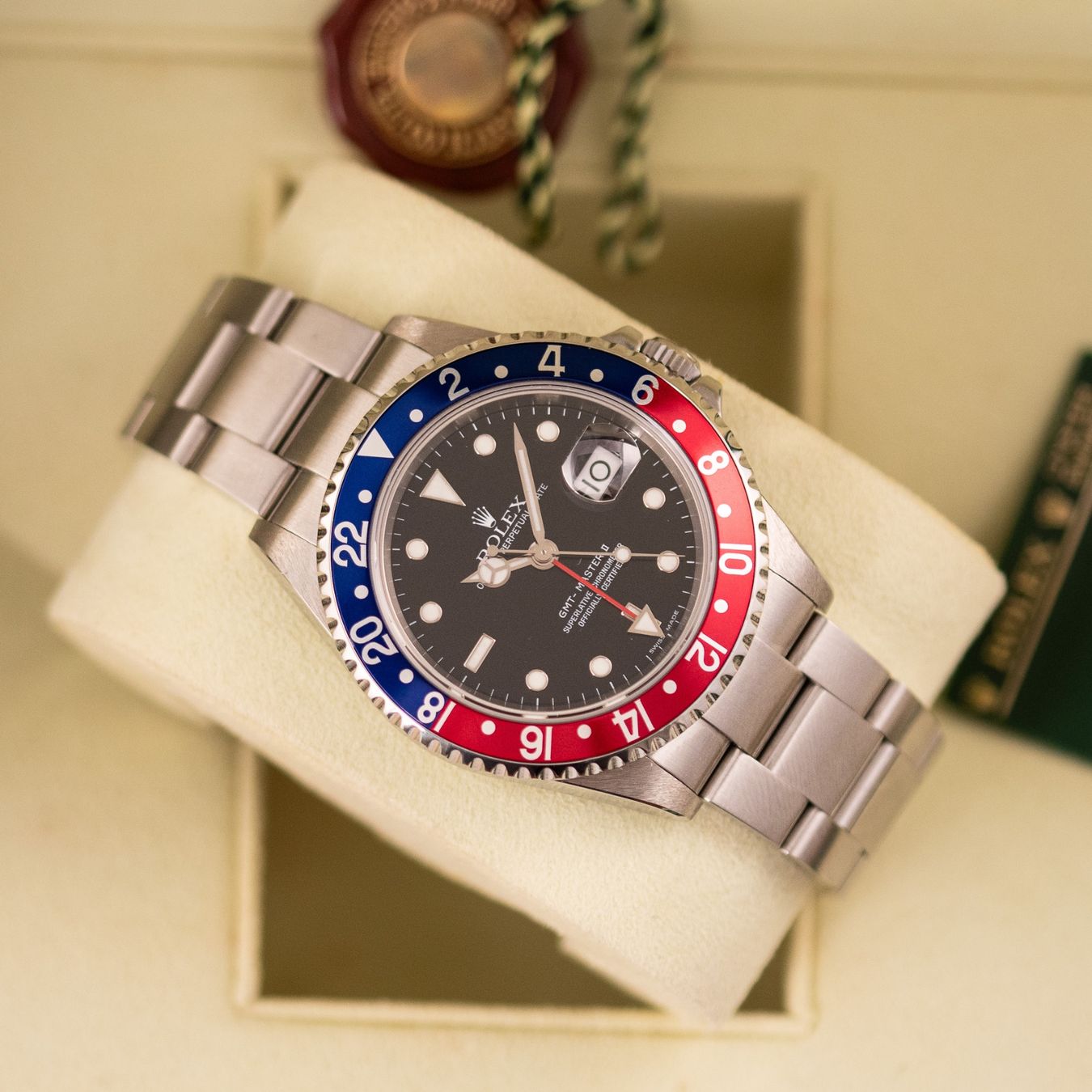 Rolex Orologi: Rolex GMT Master II "Pepsi"/ 16710 / 2006 / Full Set – Usato da Luzern venduto da PrimeSwissTime 8