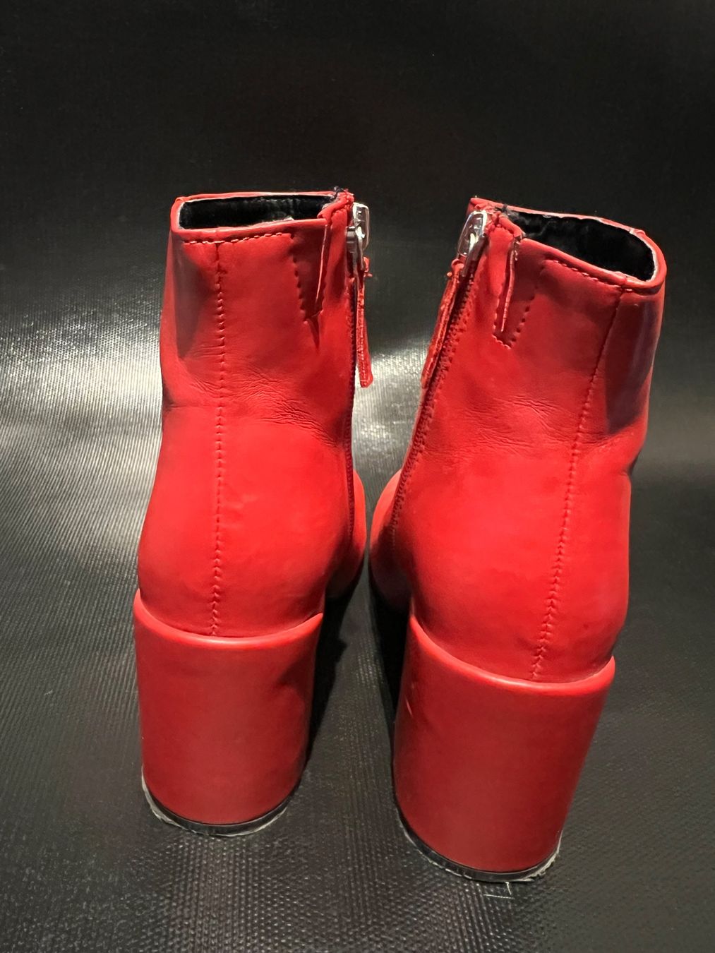 Damenschuhe: Pull& Bear Boot Stiefelette Rot Gr 36 – Gebraucht aus Frenkendorf von Style365 3