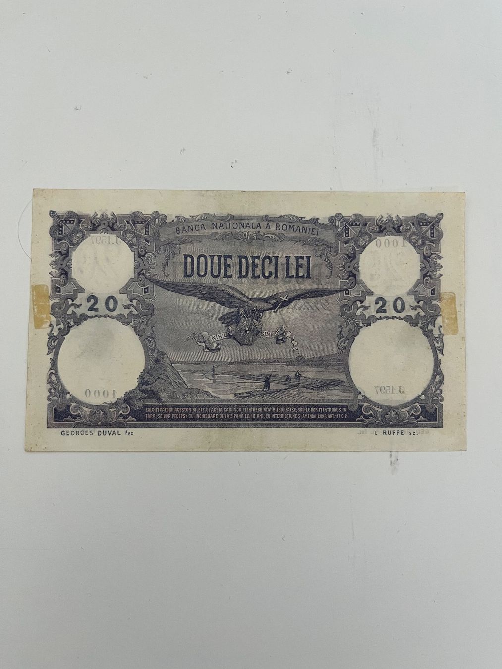 Banconote: Billet de banque roumain – Usato da lausanne venduto da esploras
