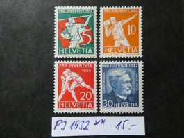 Pro Juventute 1932 postfrisch