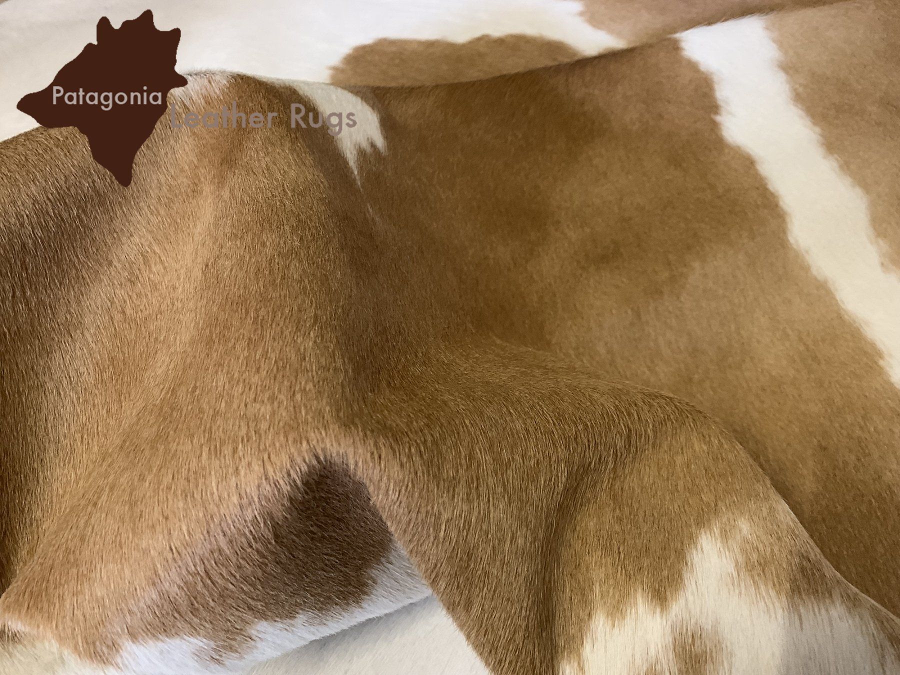 Tappeti: echtes Kuhfell Teppich Beige/White – Nuovo e nell'imballaggio originale da Arbedo venduto da patagonialeatherrugs 3