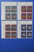 Eckrand Viererbl.-Serie  Pro Patria 1968 off.ET-Stempel BERN