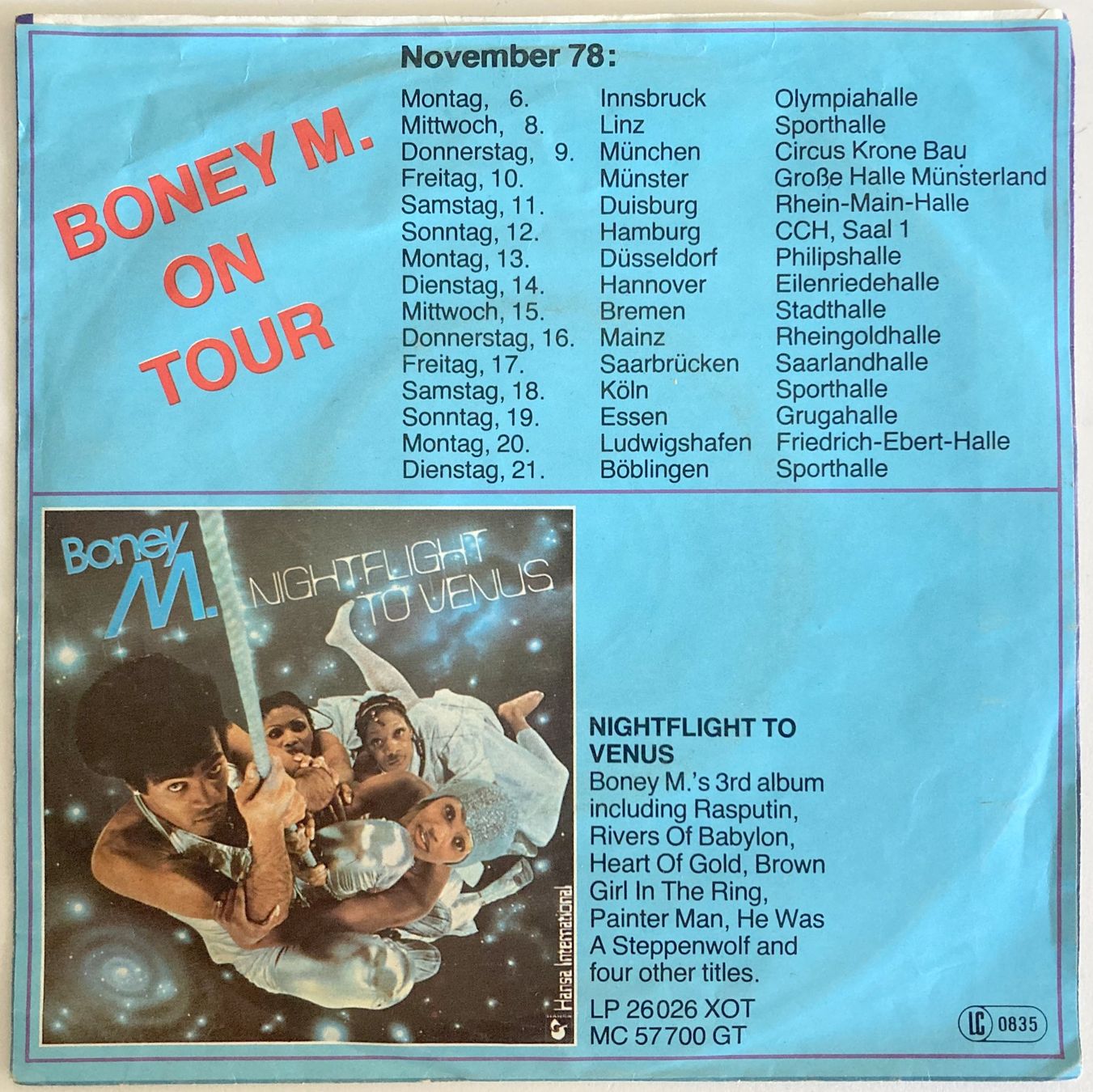 Dischi in vinile: BONEY M. - RASPUTIN – Usato da Bottens venduto da hotter-than-hell 1