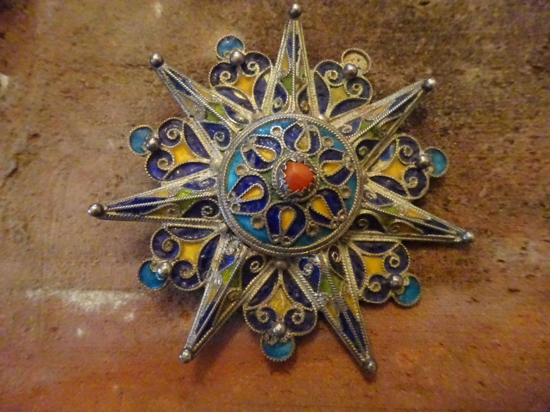 Broches & Aiguilles: Brosche Stern Cloisonné – D'occasion à Esslingen par FetteSchnecke 4