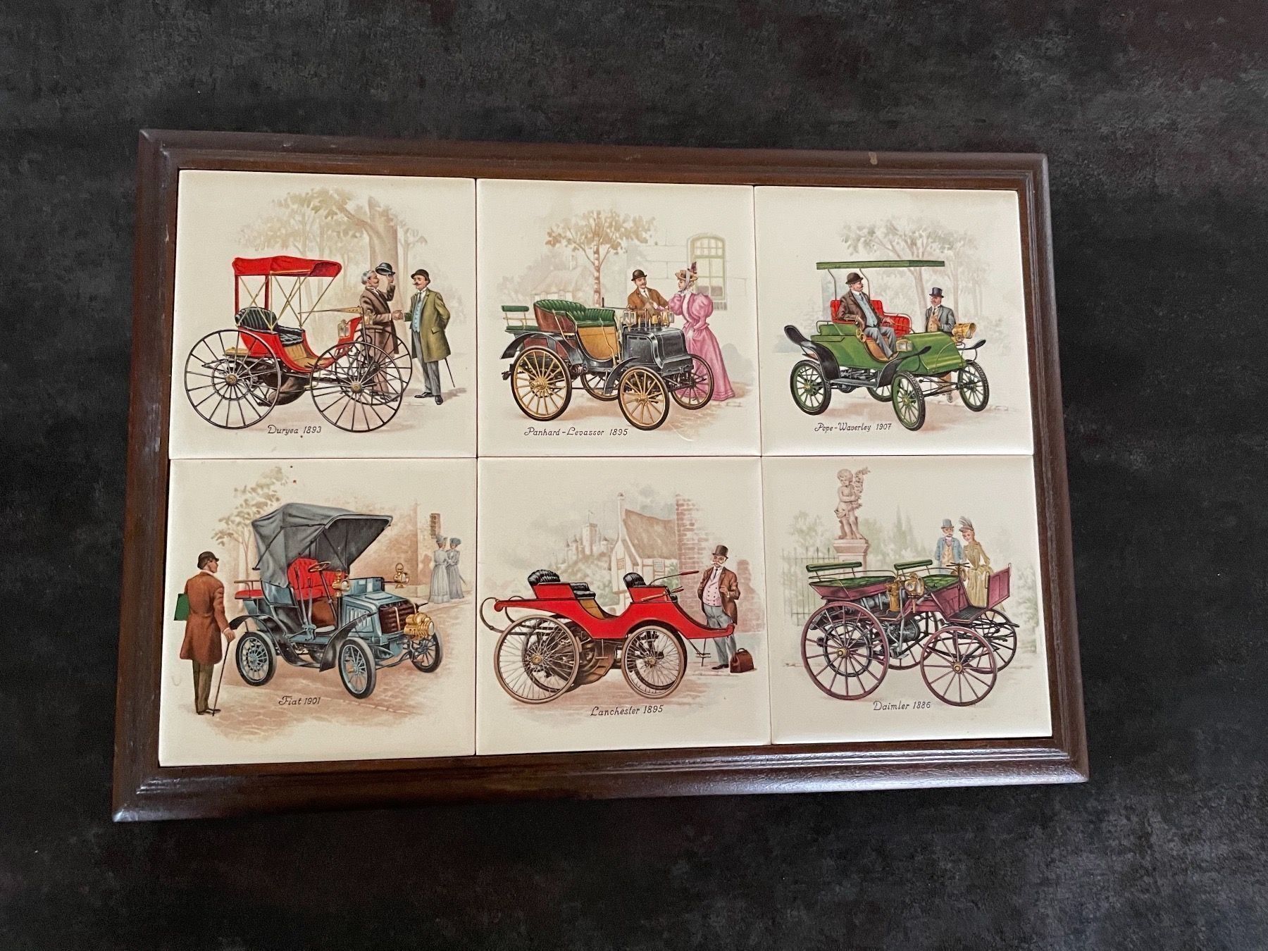 Dipinti: Tableau Carrelage Vintage Oldtimer – Usato da Vallamand venduto da Bricbracbroc82 2