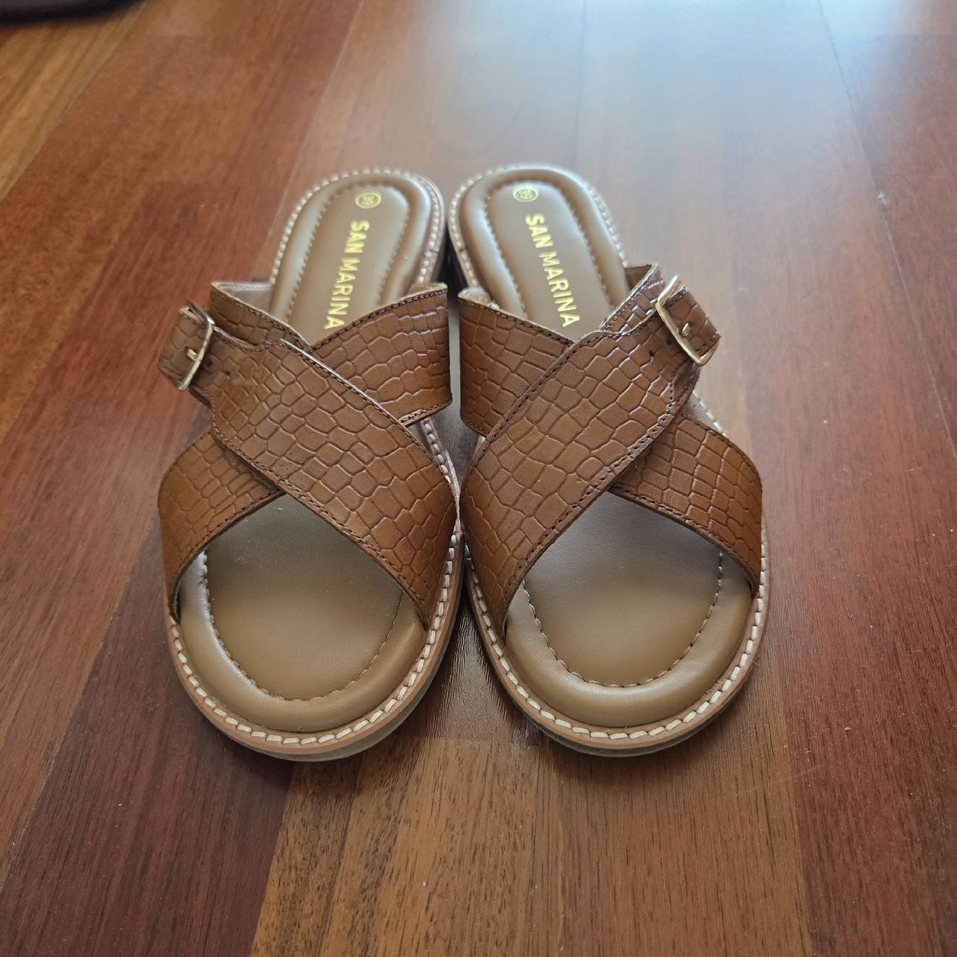 Damenschuhe: San Marina Sandals Brown Size 39 – Neu (gemäss Beschreibung) aus Échichens von sosoleily