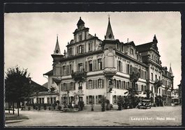 AK Langenthal, Hotel Bären, 1949