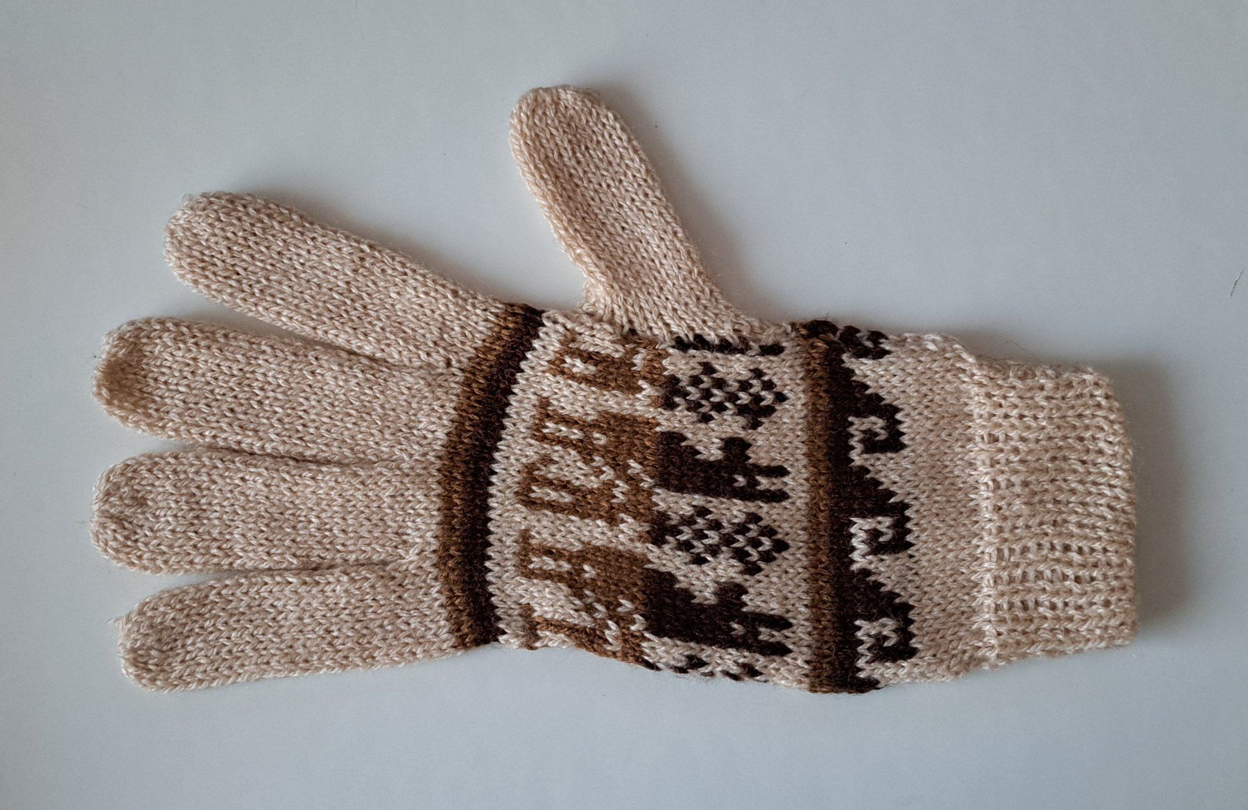 Guanti & manicotti: Alpaka-Handschuhe von Peru_B2 – Nuovo e nell'imballaggio originale da Romanshorn venduto da Octa27 4