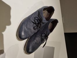 Gr. 39 Tamaris Schnürschuh blau top