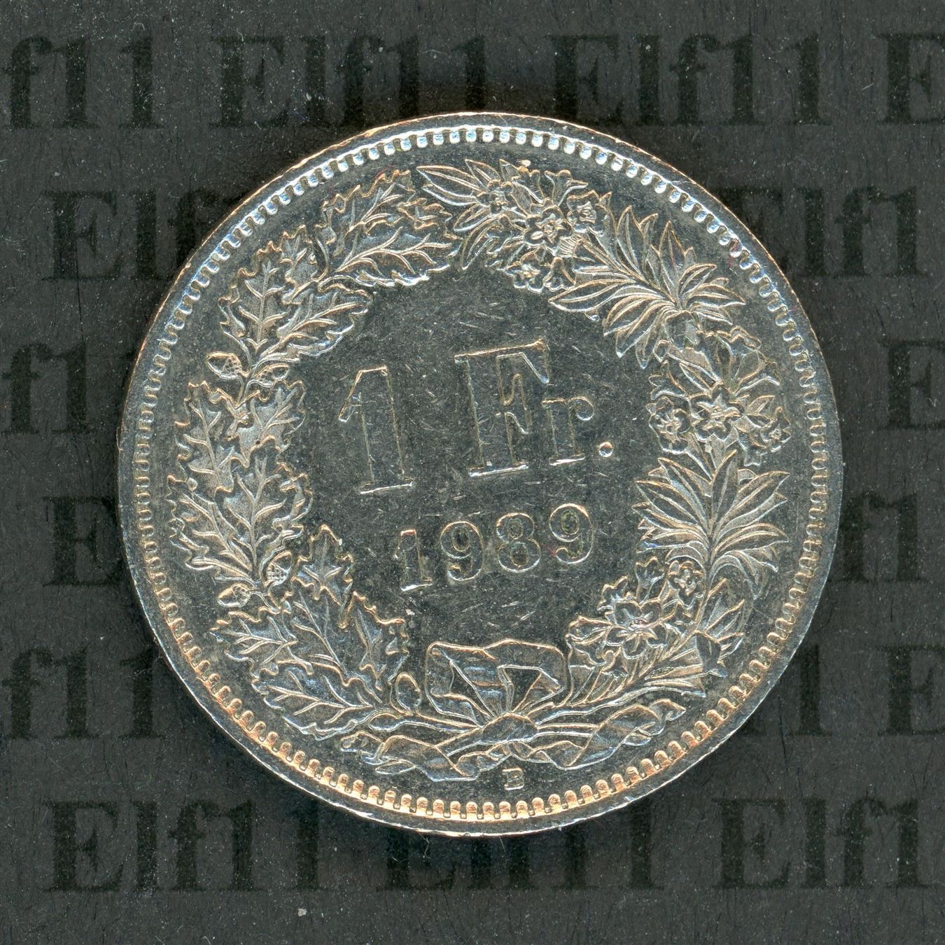 Tutti le monete: CHF___1.00 1989 -vz 1 Franken – Usato da Widnau venduto da Elf11