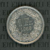 CHF___1.00 1989 -vz 1 Franken
