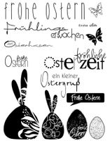 Silikonstempel Frühlingserwachen Ostern