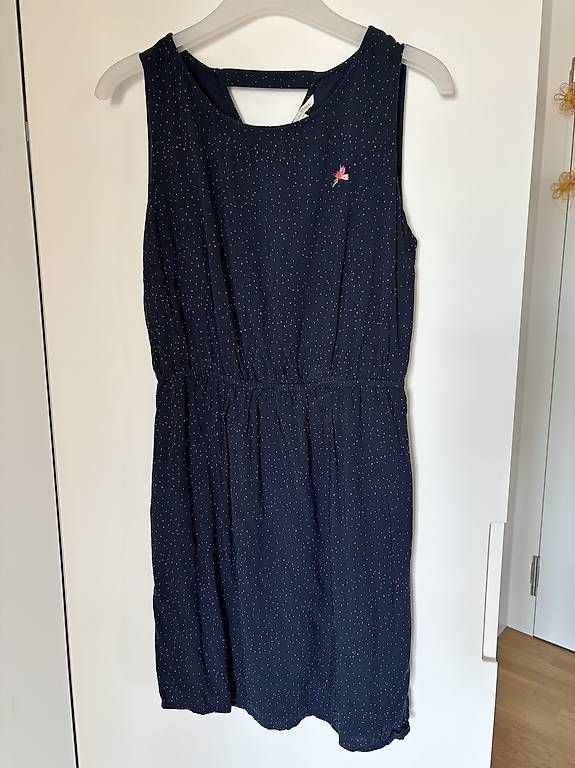 Vestiti: Kleid, dunkelblau mit rosa Punkten, Gr. 38 – Usato da Horgen venduto da sab_kp8l