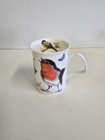Vogel-Liebhaber Tasse, Fine Bone China, England, Roy Kirkham