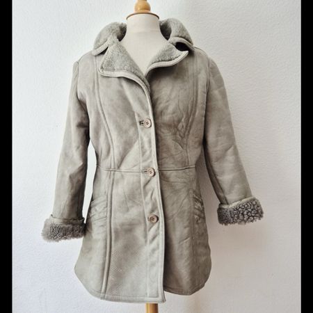 Shearling manteau mouton retourné