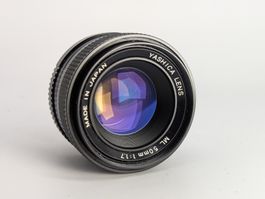 Yashica ML 50mm 1:1.7 Objektiv mit Yashica/Contax Mount
