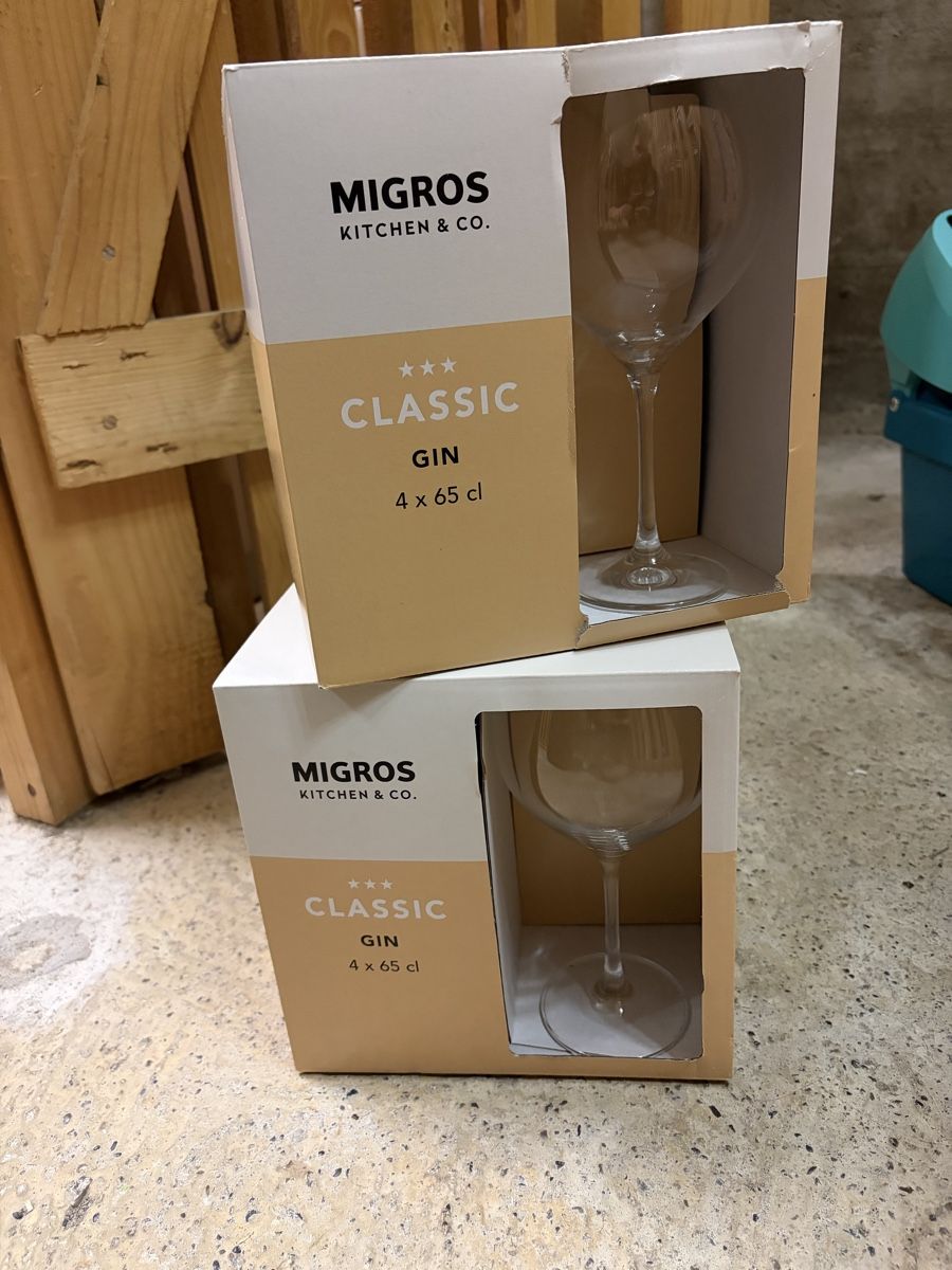 Migros Gläser: Classic Gin Gläserset – Neu und originalverpackt aus Urtenen-Schönbühl von Cvele99