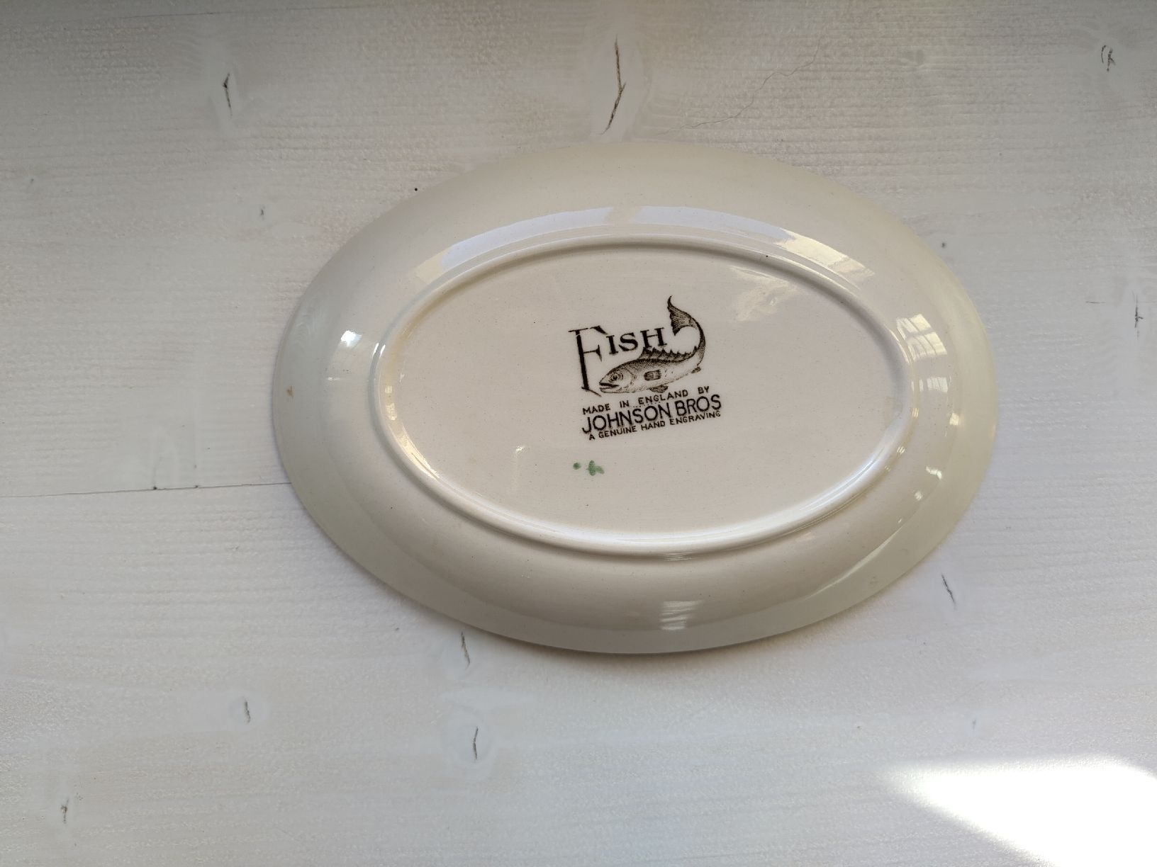 Johnson Brothers Plateaux: Johnson Bros Fish kleine Servierplatte oval – D'occasion à Biel/Bienne par DoNa82 3