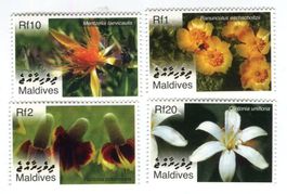 Briefmarken "Blumen". Malediven.
