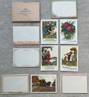 1929 kompletter Satz PJ Briefli 12-16 mit passender Karte **