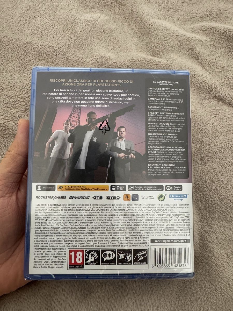 Spiele: GTA5 PS5 Sealed – Neu und originalverpackt aus Emmen von ekstador 1