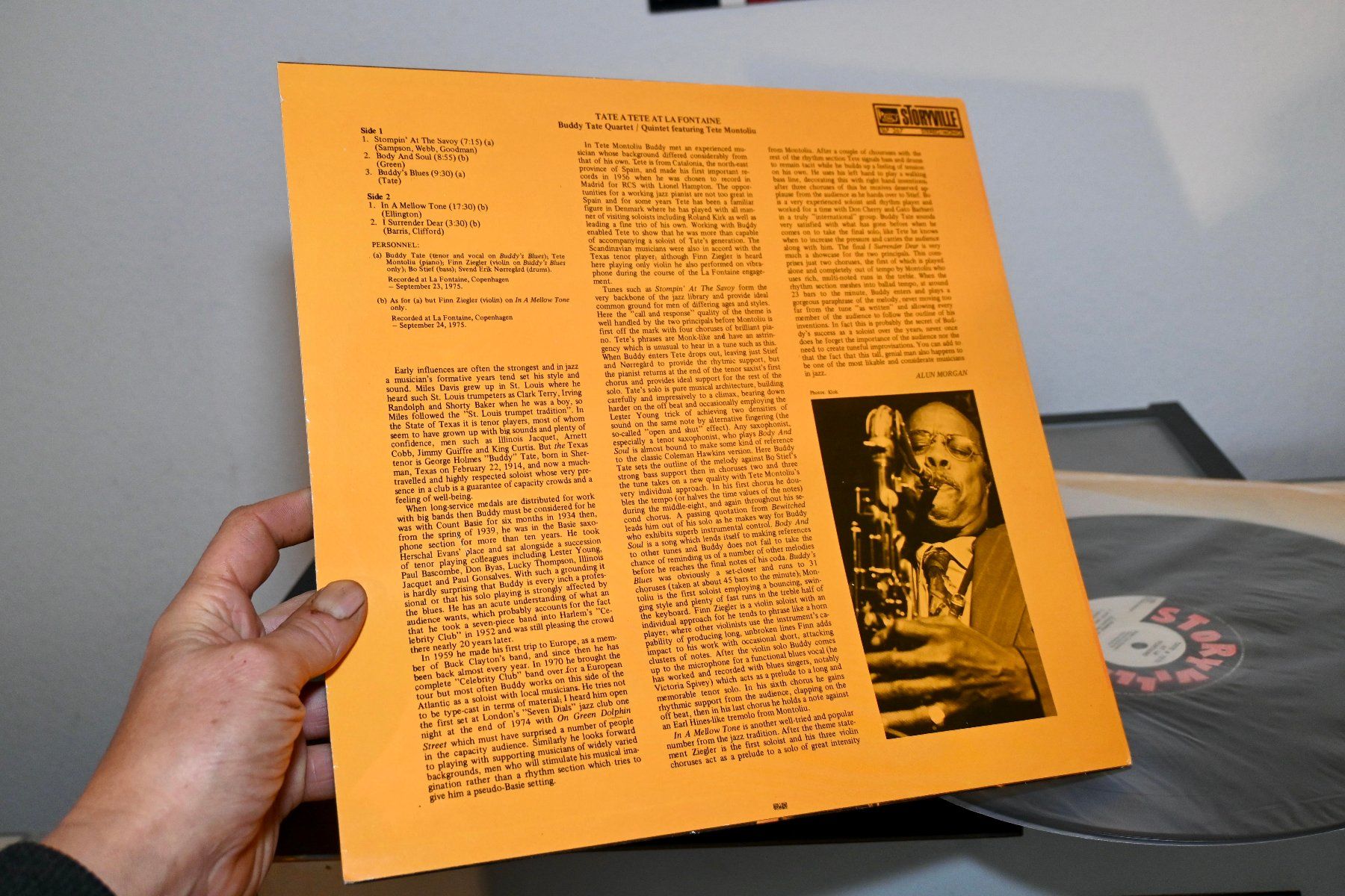 Schallplatten: Buddy Tate Quartet & Quintet - Tate A 1976 VG++/ EX- – Gebraucht aus Pfaffhausen von mono_rec 1