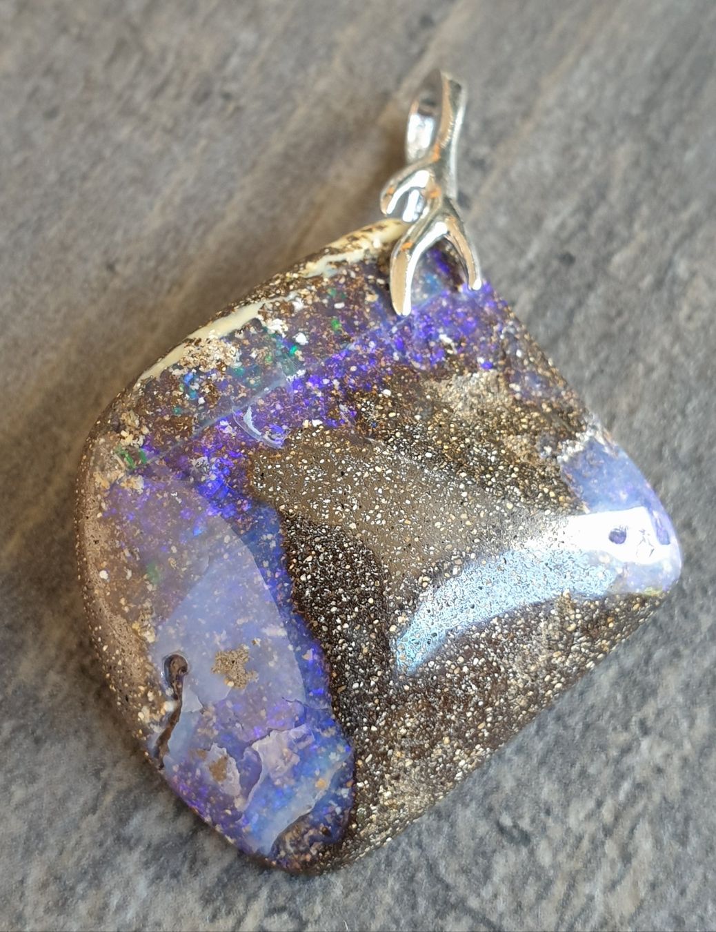 Ciondoli: Anhänger Boulder Opal. – Nuovo (secondo la descrizione) da Niederbüren venduto da Raphael014 3