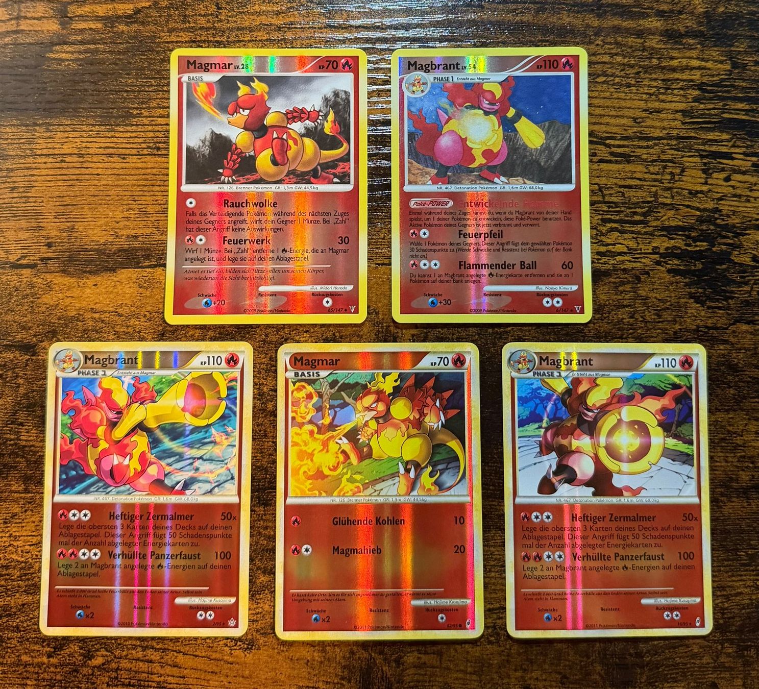 Pokémon Carte collezionabili: Magmar & Magbrant Bundle – Usato da Zürich venduto da PEACECOCOON