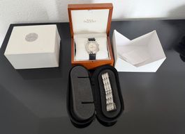 Pequignet Automatic Uhr mit Wecker (!) Full Set+ !
