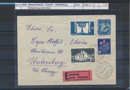 1948 Bedarfsbrief, "Thalwil - Unteriberg"