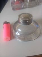 Tintenfass aus Glas 20 er Jahre