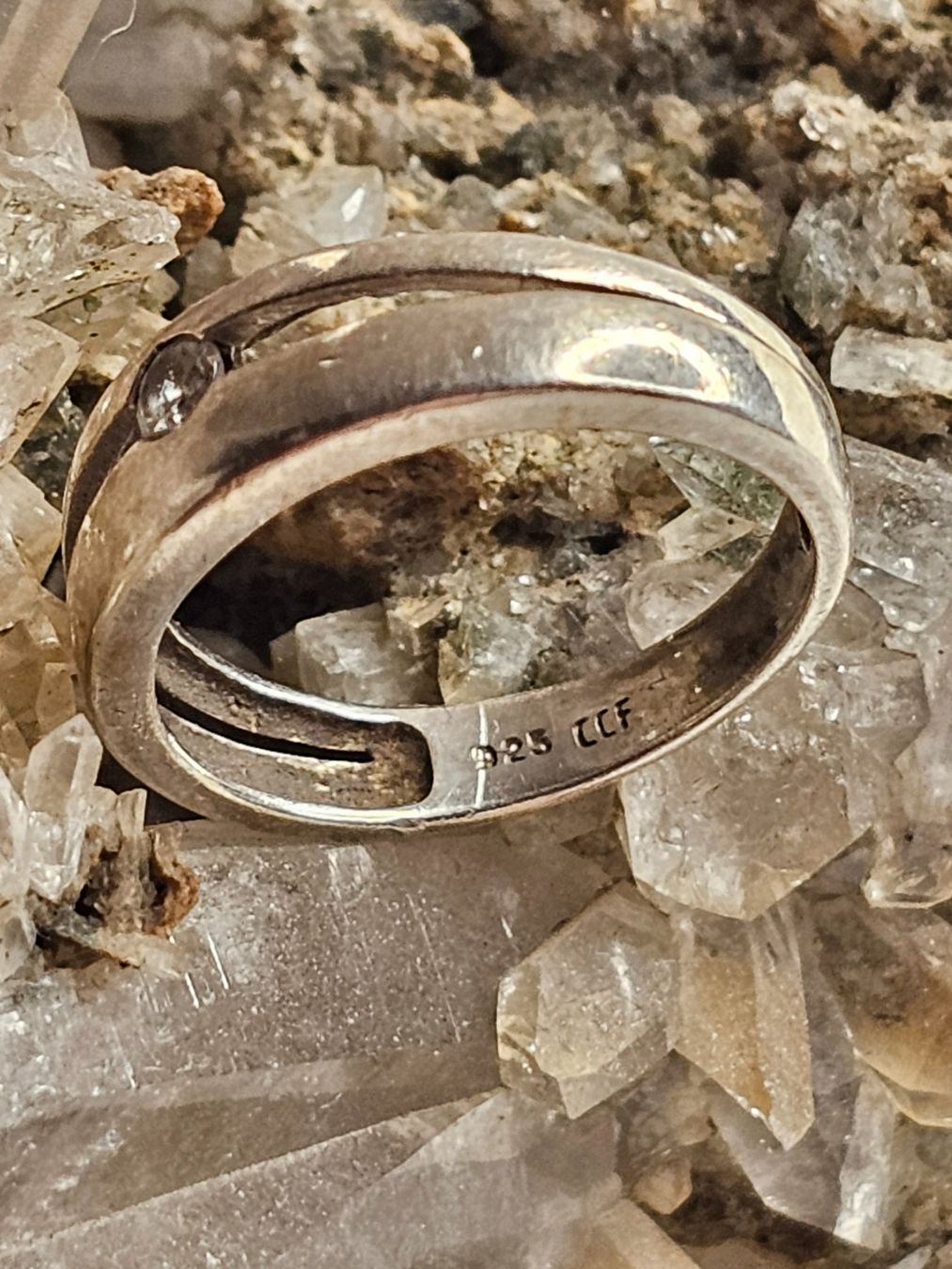 Anelli: Sterlingsilber Ring 925 – schlicht & elegant – Usato da Zürich venduto da MaisonBelleCachet 1