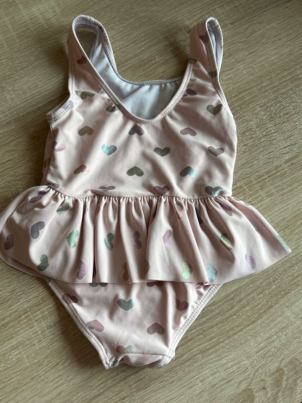 Costumi da bagno & Bikini: Badekleid Mädchen rosa mit Herzchen 24 Monate – Usato da Brunnen venduto da Nala2929 1