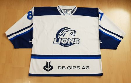 Lions Pee-Wee Eishockey Trikot, Grosse L, Nr. 87- Huber