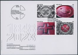 2023  Bundesverfassung - Zusammenhängende - Ersttag FDC ET