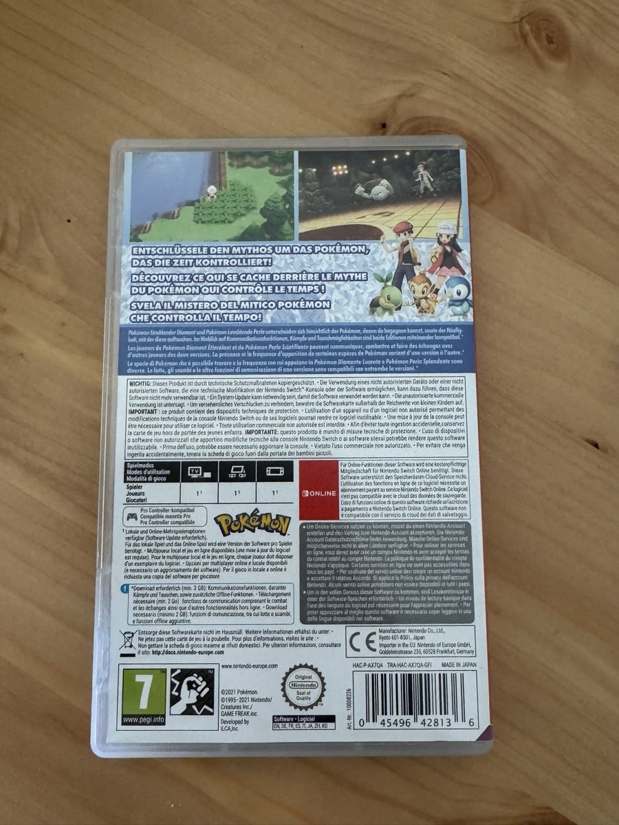 Nintendo Jeux: Jeu Pokémon Diamant Switch – D'occasion à Les Reussilles par zha_8z2d 1