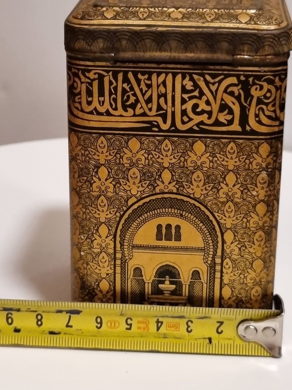 Barattoli: Antike Blechdose MERKUR Kaffee orientalisch – Usato da Scharnachtal venduto da devin03 3
