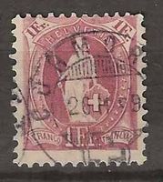 CH071c - Helvetia debout 71d  obl. Cormoret