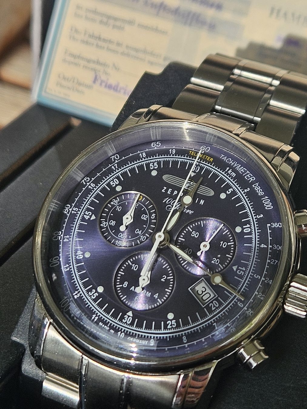 Zeppelin Orologi: 100 Jahre Zeppelin - Blau – Usato da Thun venduto da Silverchair41 1