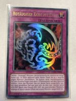 Rotaugiger Zahn mit Kette Fallenkarte LEDU-DE004