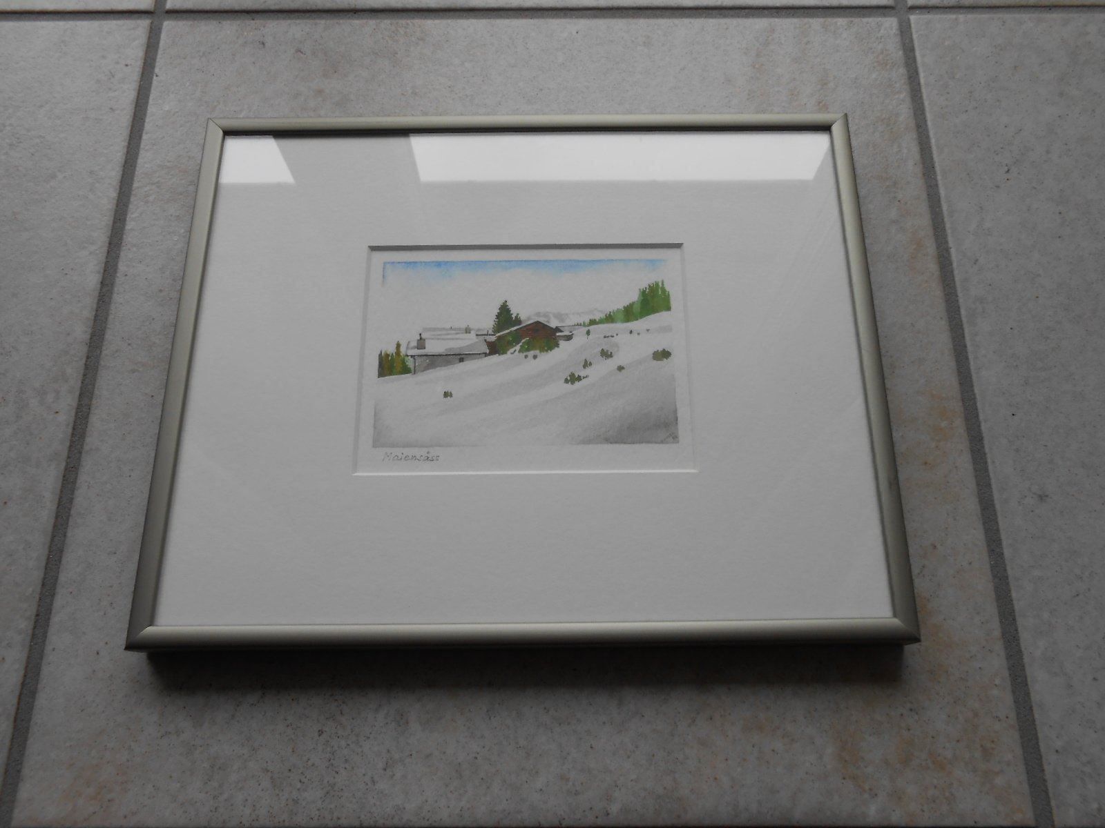 Dipinti: Aquarell CH "MAIENSAESS" GR - (ri) – Nuovo (secondo la descrizione) da Hallwil venduto da pkaiser44